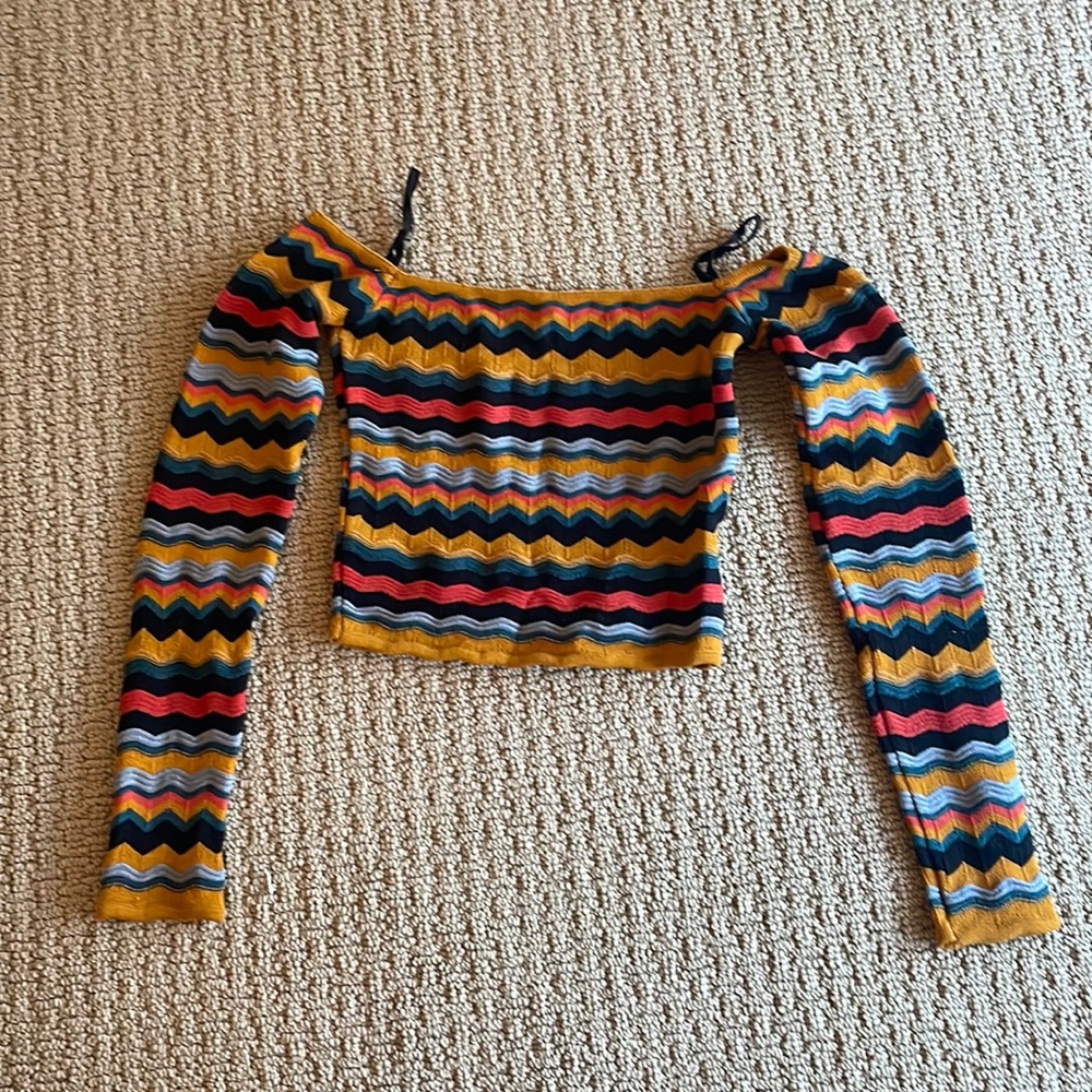 Striped crop top